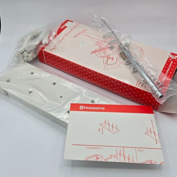 Open Box - Sealed Vintage Husqvarna Viking 8 Spool Thread Rack - Picture 4 of 13